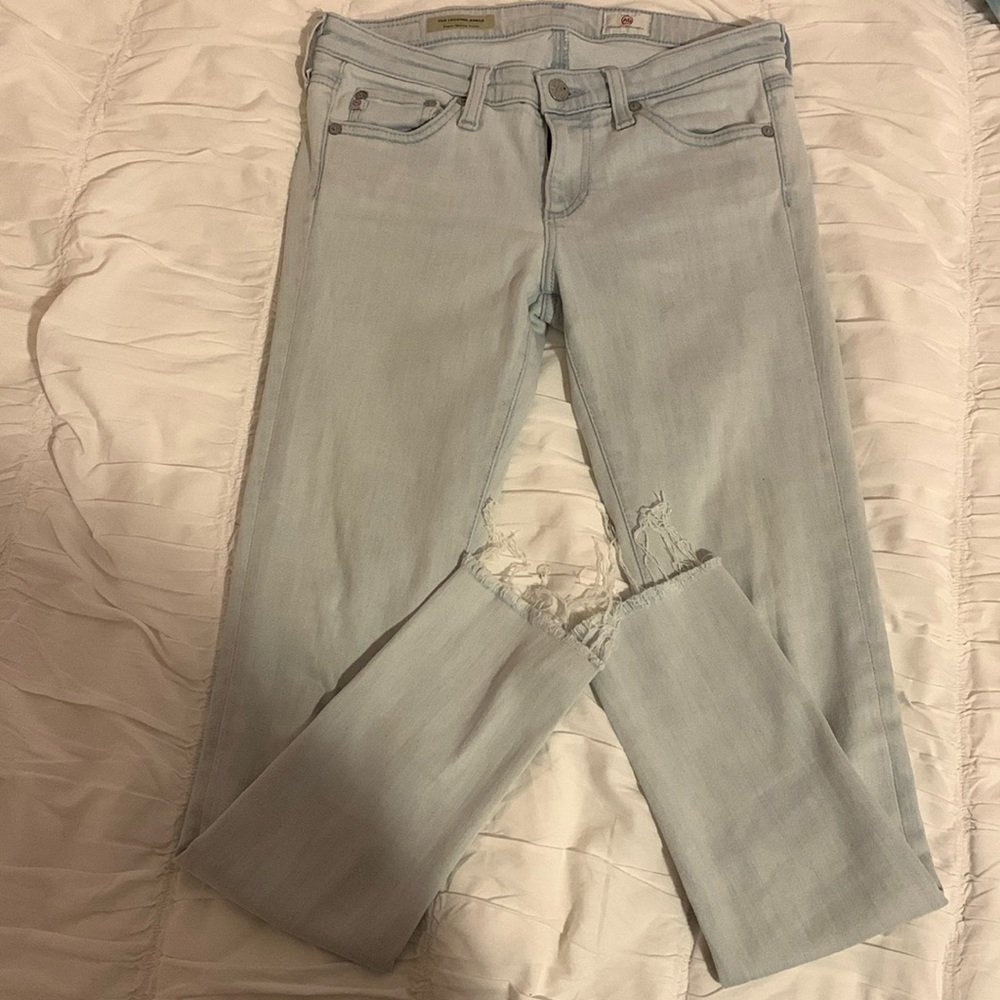 AG  the legging ankle super skinny ankle jeans size 25